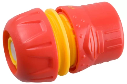 Cоединитель GRINDA пластмассовый c автостопом и запирающим механизмом, 3/4&quot; 8-426332 купить в Урае