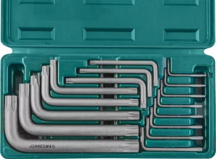 Набор ключей угловых Torx Т6-Т70 16предметов Jonnesway H0816S 47405 купить в Урае