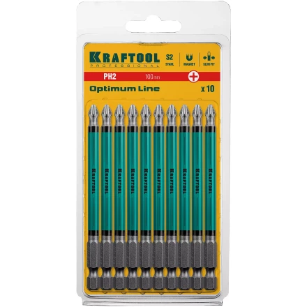Биты KRAFTOOL OPTIMUM PH 26122-2-100-10 купить в Урае