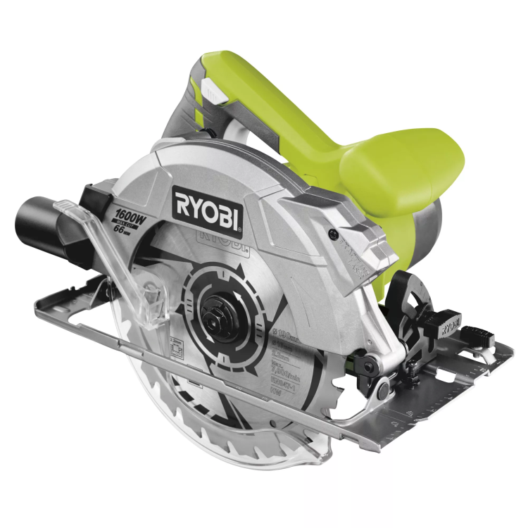 Ryobi Дисковая пила 1600W с лазером в кейсе RCS1600-K купить в Урае