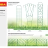 Бордюр декоративный GRINDA для цветников, 14х310см, желтый 422223-Y купить в Урае