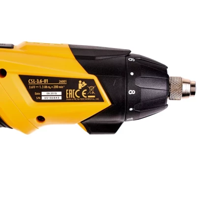Аккумуляторная отвертка CSL-3,6-01 Denzel 26001 купить в Урае