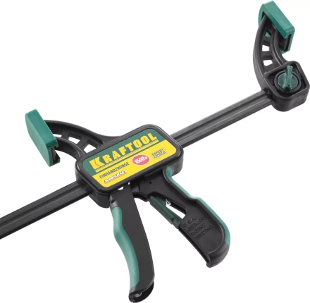 Струбцина &quot;EcoKraft&quot; ручная пистолетная, KRAFTOOL 32226-60, пластиковый корпус, 600/800мм, 150кгс 32226-60 купить в Урае