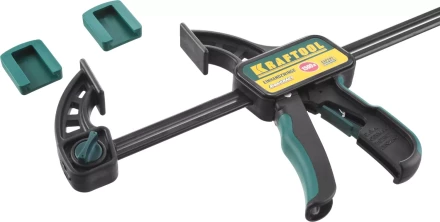 Струбцина &quot;EcoKraft&quot; ручная пистолетная, KRAFTOOL 32226-60, пластиковый корпус, 600/800мм, 150кгс 32226-60 купить в Урае