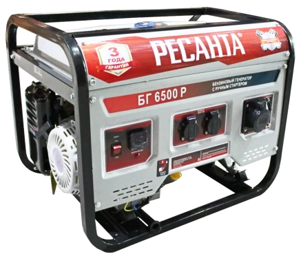 Бензогенератор  Ресанта БГ 6500 Р купить в Урае