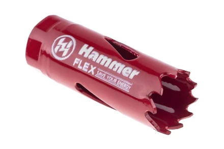 Коронка биметаллическая HAMMER Ф19х38мм 1/2"  BiMETALL (224-001) купить в Урае