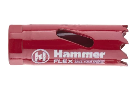 Коронка биметаллическая HAMMER Ф19х38мм 1/2"  BiMETALL (224-001) купить в Урае