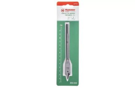 Сверло по дереву HAMMER Ф14х152мм (DR WD SP 14мм*152мм) купить в Урае