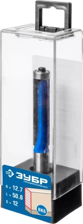 ЗУБР 12.7 x 50.8м. хвостовик 12 мм, фреза кромочная с нижним подшипником, Профессионал (28727-12.7-50.8) купить в Урае