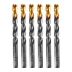 Сверло по металлу, 12 мм, HSS-Tin, Golden Tip, 6 шт. Denzel 717224 купить в Урае