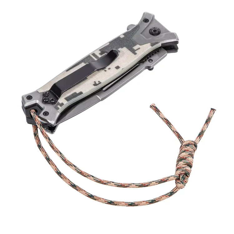 Нож складной Denzel, многоцелевой, системы Liner-Lock, с накладкой G10 на прямой рук-ке+стеклобой, 79208 купить в Урае