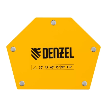 Фиксатор магнитный для сварочных работ усилие 75 LB, 30х45х60х75х90х135 град. Denzel 97556 купить в Урае