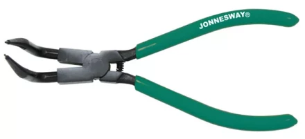 Щипцы для стопорных колец с удлиненными губками 216мм сжим загнутые  P9508C Jonnesway 48933 купить в Урае