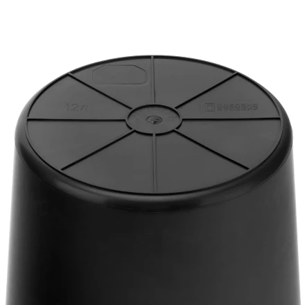 Ведро строительное пластмассовое, 12 л, высокопрочное с носиком Сибртех 81478 купить в Урае