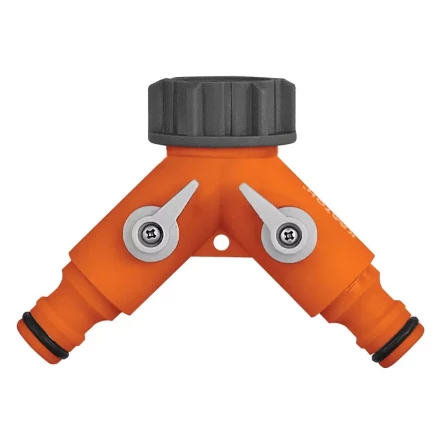 Распределитель пластиковый 2-х канальный  G 3/4&quot;  Кратон 5 01 04 057 купить в Урае