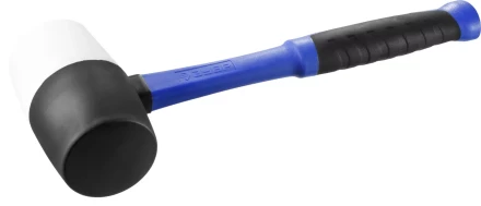 Киянка ЗУБР &quot;ПРОФЕССИОНАЛ&quot; резиновая черно-белая, с фиберглассовой ручкой, 900г 20532-900 купить в Урае