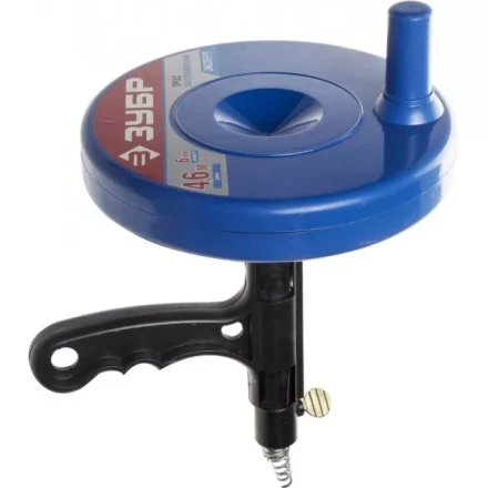 Трос ЗУБР &quot;ЭКСПЕРТ&quot; сантехнический в пластиковом корпусе длина 4,6 м, диаметр 6 мм 51907-05 купить в Урае