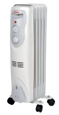 Маслянный радиатор обогреватель электрический Ресанта ОМ-5Н купить в Урае