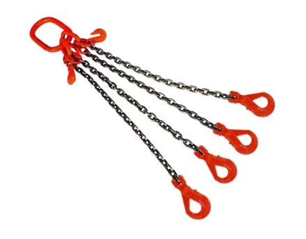 Строп цепной TOR 4СЦ г/п 45,0 т 9,0 м с укорачивающими и самозакрывающимися крюками 1017027 купить в Урае