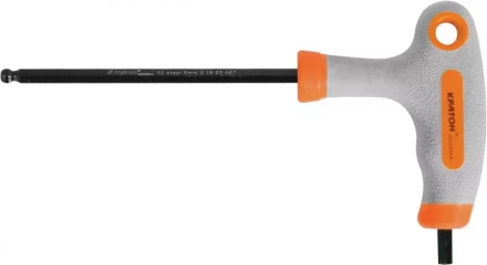 Ключ шестигр Т-образный шар 5 мм INDUSTRIAL Кратон 2 19 03 007 купить в Урае