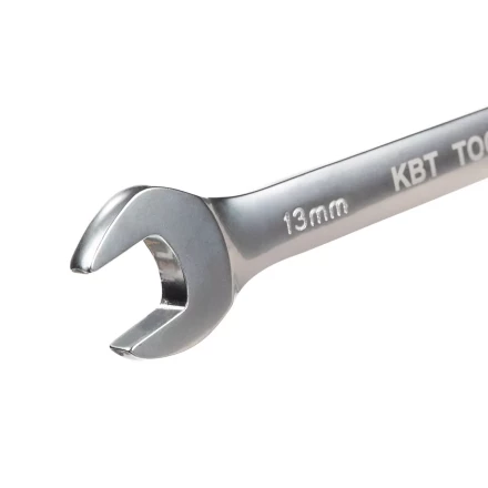 Набор гаечных комбинированных трещоточных ключей КВТ НТК-8 (8–19 мм), 8 шт. (91949) купить в Урае