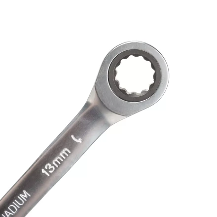 Набор гаечных комбинированных трещоточных ключей КВТ НТК-8 (8–19 мм), 8 шт. (91949) купить в Урае