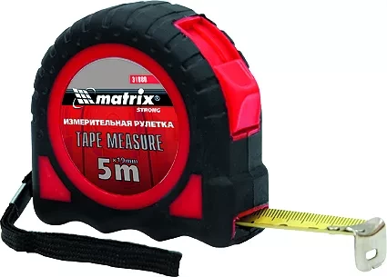 Рулетка Strong 3 м х 16 мм обрезиненный корпус  MATRIX 31078 купить в Урае