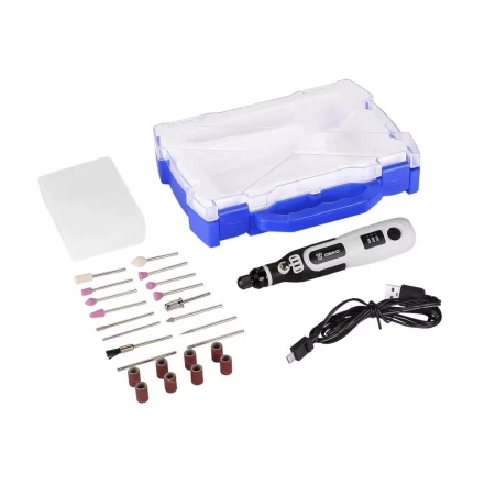 Гравер аккумуляторный DEKO DKRT3.6-Li SET, 063-1400 купить в Урае