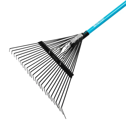 Грабли веерные стальные, 570х1520 мм, 24 зуба, фибергласовый черенок, ПВХ накладка, LUXE// Palisad 617199 купить в Урае