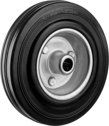 ЗУБР d 125 мм, г/п 100 кг, игольчатый подшипник, резина/металл, колесо, Профессионал (30936-125) купить в Урае