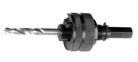 ЗУБР &quot;ЭКСПЕРТ&quot;. Державка  для биметаллических коронок, жесткие штифты, прижимная муфта, шестигранный хвостовик, d 32-152мм 29532_z01 купить в Урае