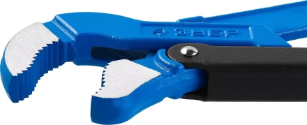 Ключ трубный рычажный ЗУБР &quot;ПРОФЕССИОНАЛ&quot;, тип &quot;S&quot;, изогнутые губки для труднодоступ мест, цельнокованный, Сr-V, № 0, 1/2&quot; 27336-0_z01 купить в Урае