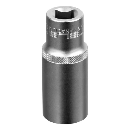 Головка торцевая удлиненная, 24 мм, шестигранная, CrV, под квадрат 1/2 Stels 13883 купить в Урае