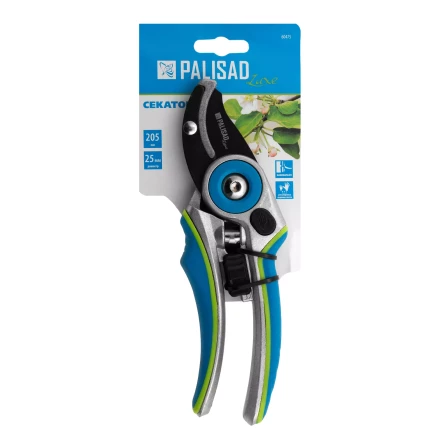 Секатор с наковальней Palisad, 205 мм, регулировка захвата, алюминиевые рукоятки, Luxe 60475 купить в Урае