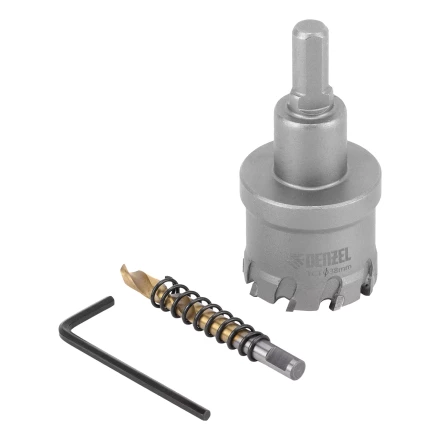 Коронка по металлу твердосплавная, 38 мм Denzel 724012 купить в Урае