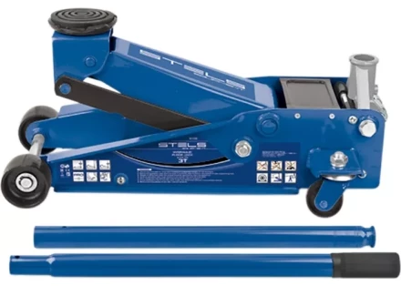 Домкрат гидравлический подкатной быстрый подъем 3т QUICK LIFT 130-465 мм проф STELS 51133 купить в Урае