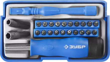 Набор ЗУБР &quot;ПРОФЕССИОНАЛ&quot;: Отвертки  для точных работ, 24предм 25648-H24 купить в Урае