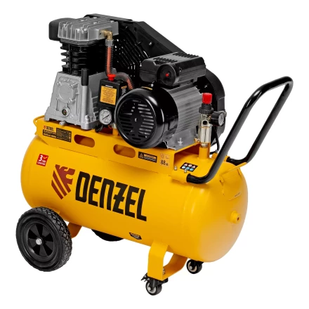 Компрессор воздушный рем. привод Denzel BCI 2100/50, 2,1 кВт, 50 литров, 400 л/мин купить в Урае