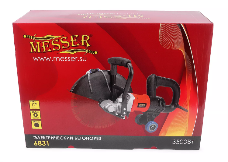 Электрический бетонорез MESSER 6831  3500Вт  305мм купить в Урае