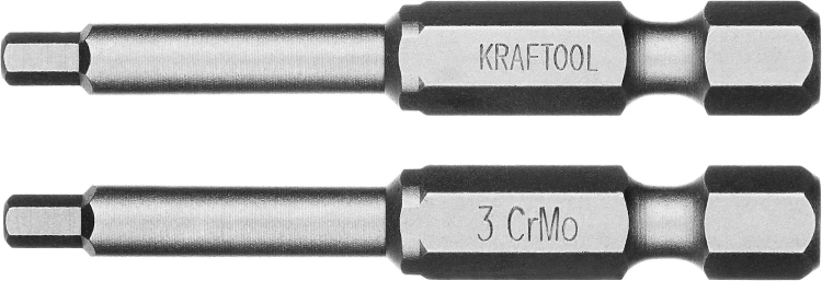 Биты KRAFTOOL X-Drive HEX Оберон 26127-3-50-2 купить в Урае