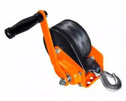 Лебедка ручная барабанная с тормозом Magnus-Profi LRT-1100, 1100 кг, лента 10 м купить в Урае