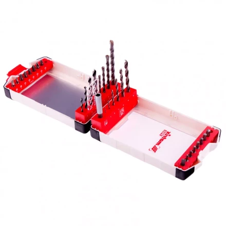 Набор сверл комбинированный сверла по металлу 1-6 мм бетону 4-8 мм дереву 3-6 мм биты 16 шт адаптер 32 предмета Pro Matrix 725632 купить в Урае