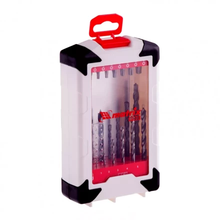 Набор сверл комбинированный сверла по металлу 1-6 мм бетону 4-8 мм дереву 3-6 мм биты 16 шт адаптер 32 предмета Pro Matrix 725632 купить в Урае