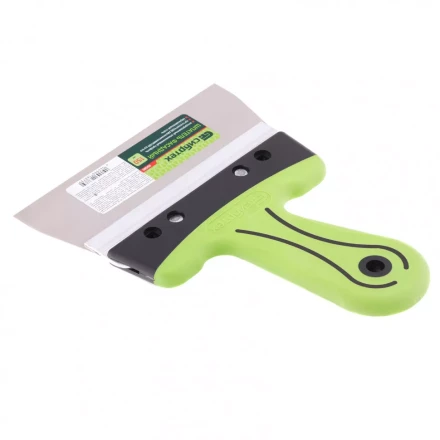 Шпатель фасадный нержавеющая сталь 150 мм двухкомпонентная ручка  Сибртех 85580 купить в Урае