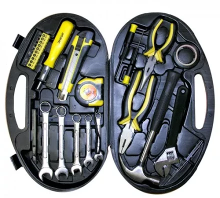 Набор инструмента 28 предметов пластиковый кейс 57052 купить в Урае