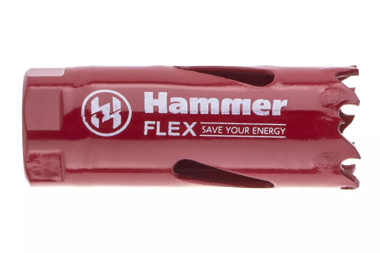 Коронка биметаллическая HAMMER Ф20х38мм 1/2" BiMETALL (224-002) купить в Урае