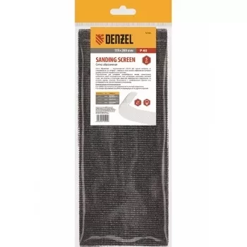 Сетка абразивная DENZEL P 240 115x280 мм 5 шт 75183 купить в Урае
