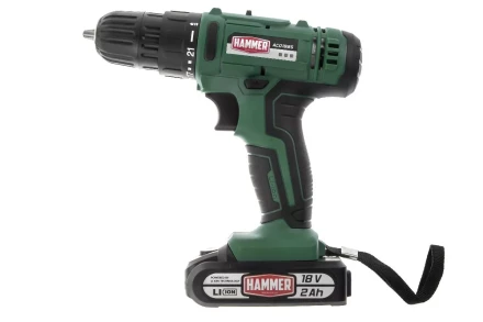 Дрель аккумуляторная HAMMER ACD18BS купить в Урае