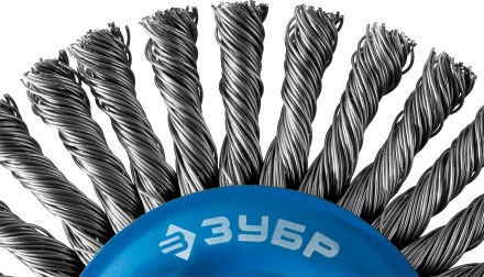 ЗУБР &quot;ПРОФЕССИОНАЛ&quot;. Щетка дисковая для УШМ, плетеные пучки стальной проволоки 0,5мм, 115ммхМ14 35192-115_z02 купить в Урае