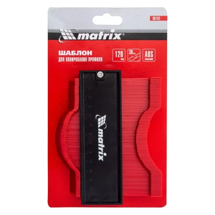 Шаблон для копирования профиля 12 см, пластиковый Matrix 88103 купить в Урае